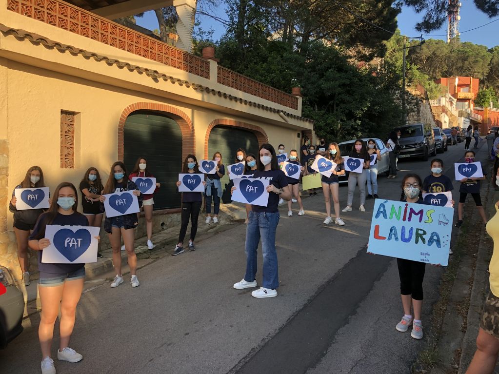 PA Tordera en el acto solidario por Laura Castells