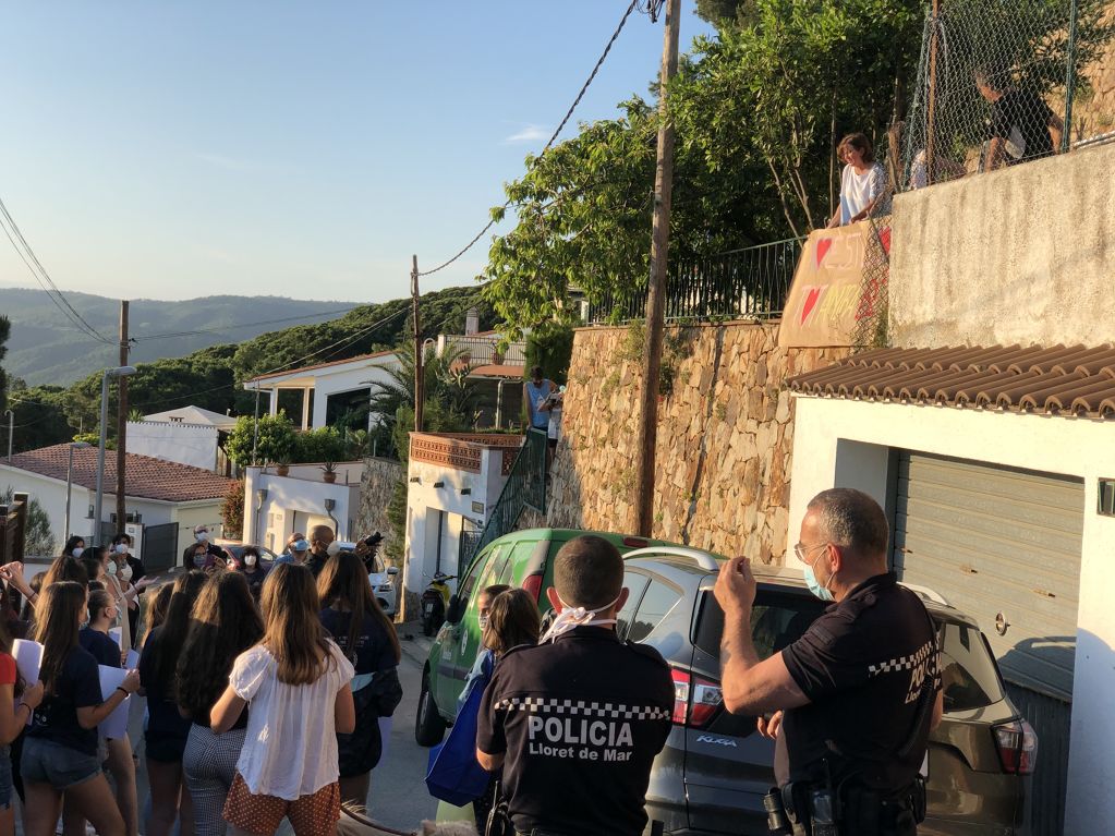 PA Tordera en el acto solidario por Laura Castells