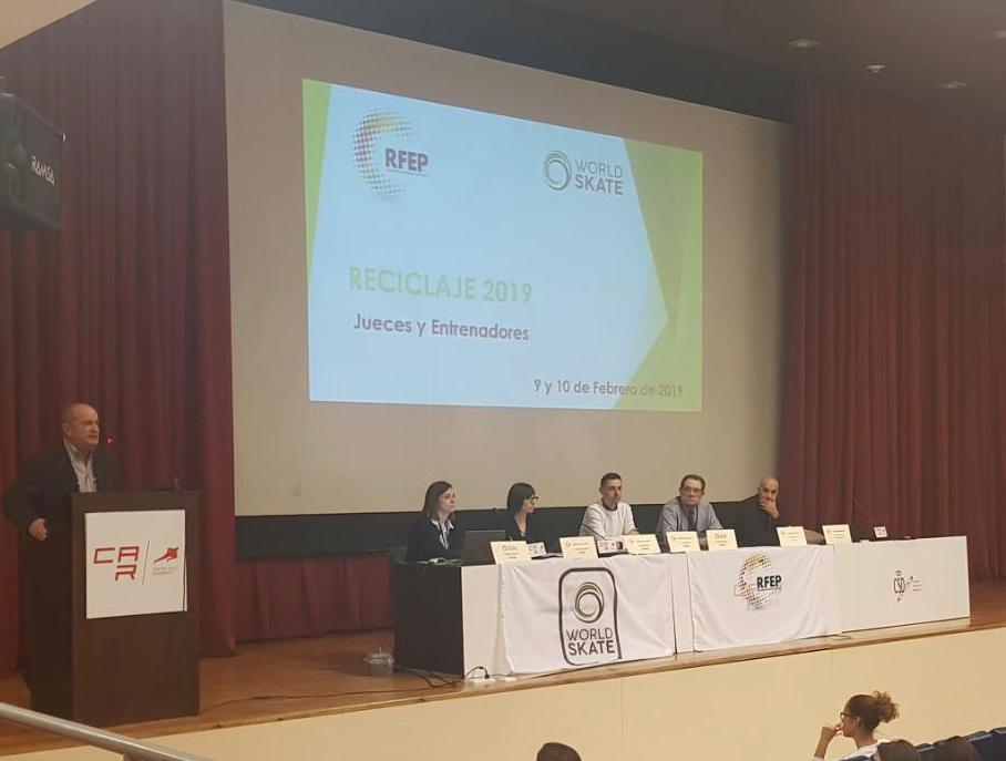 EL EQUIPO TÉCNICO DE PA TORDERA ASISTE AL SEMINARIO DE PATINAJE ARTÍSTICO DE LA R.F.E.P. 2019