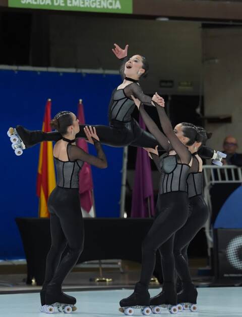 El cuarteto sénior del PA Tordera, clasificado para la Copa de Europa